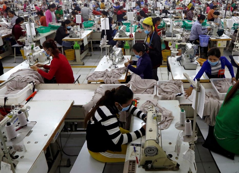 Cambodia's GFT exports slump by 25% in February amid global demand slowdown