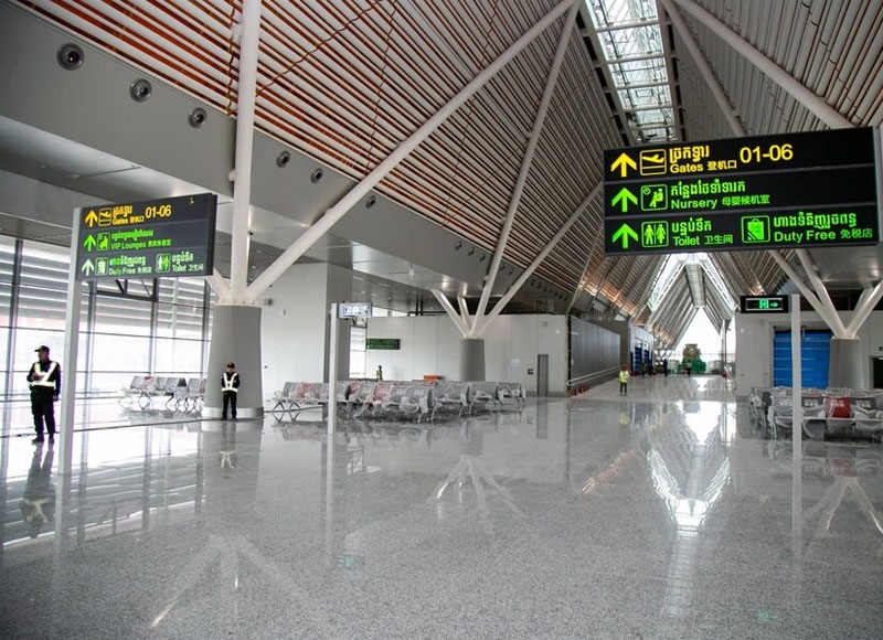 By 2040, the airport in New Siem Reap expects 12 million passengers