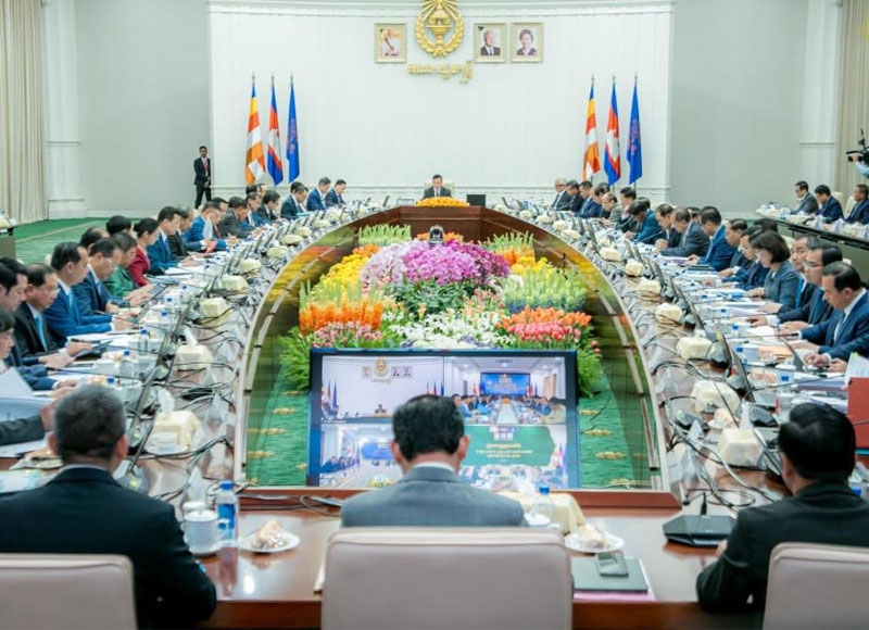 In the first ten months of 2023, Cambodia's national budget revenue reached $4.9 billion, a 2% decrease