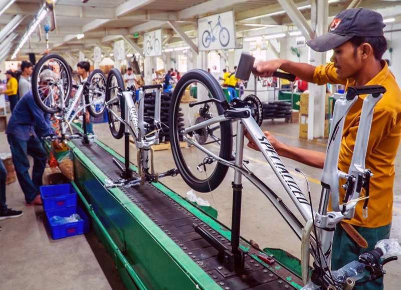 Cambodia earns $311 million from bicycle exports in first half of the year