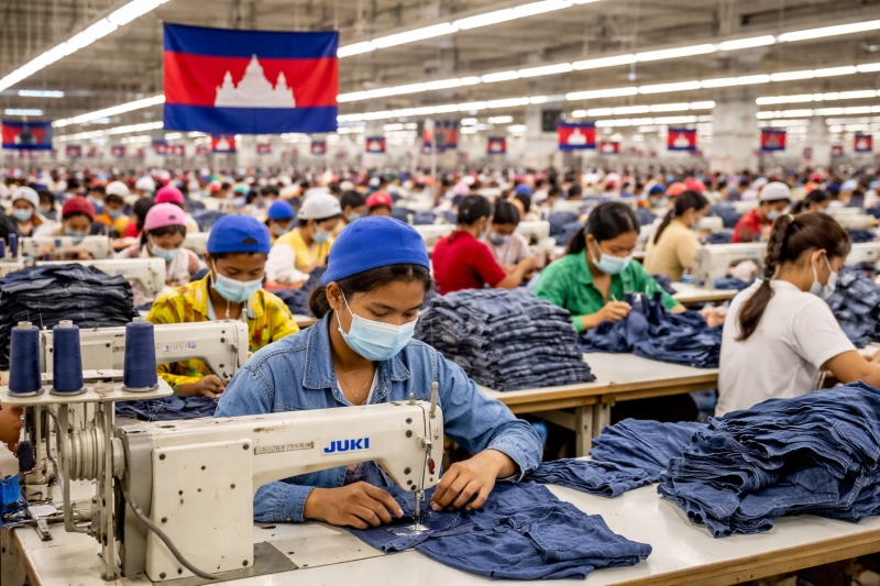 Cambodia sees strong growth in garment and footwear exports, reaching $15.5B in 2025