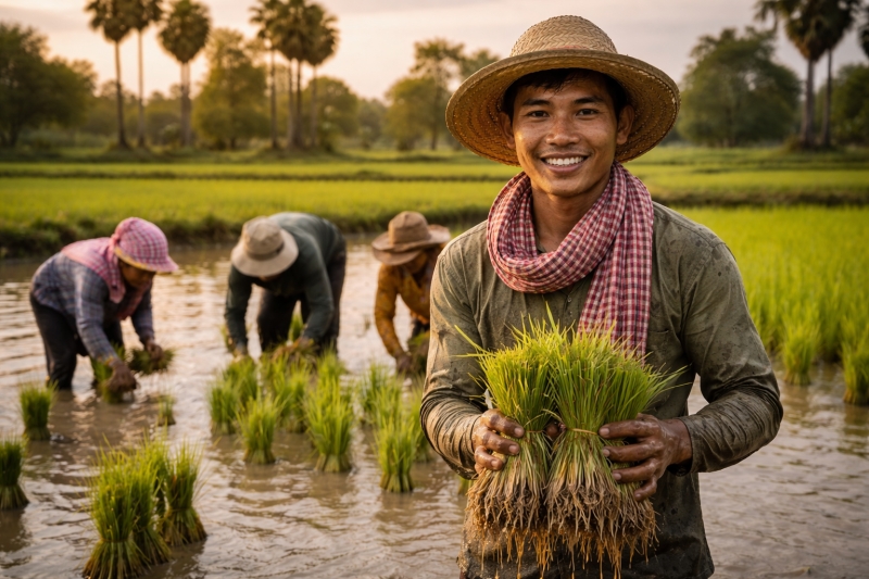 Agriculture sector contributes 16% to Cambodia's economy