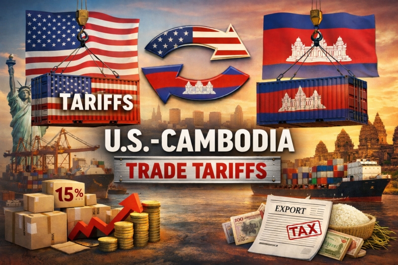 US eliminates 19% tariff on Cambodian goods; imposes 15% temporary duty
