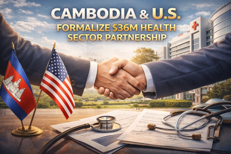 Cambodia and US formalize $36M health sector partnership