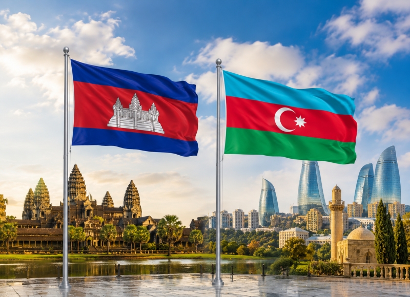 Azerbaijan seeks to strengthen cooperation with Cambodia across the agriculture, tourism, and trade sectors