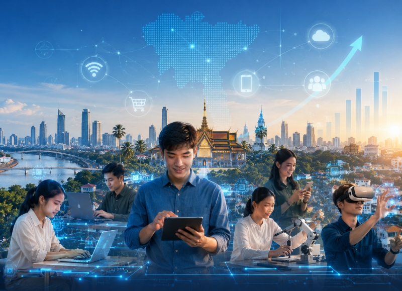 Cambodia is leveraging its young population to accelerate the development of its digital economy