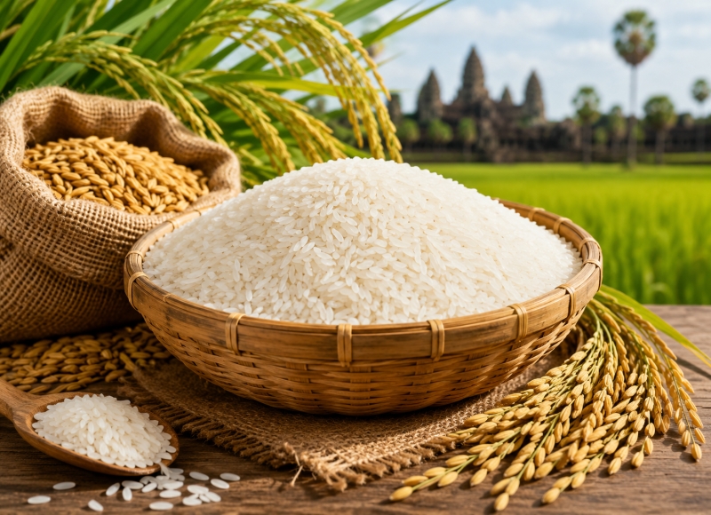Cambodia's milled rice exports reach $367 million in H1