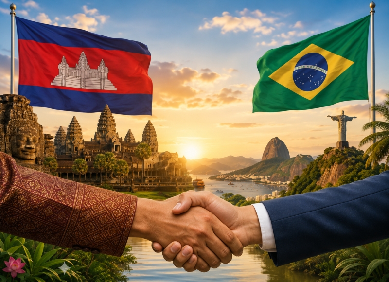 Cambodia and Brazil launch talks on potential FTA